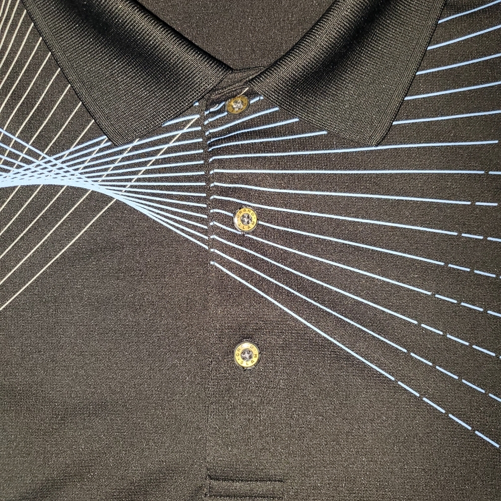 Grand Slam Black Golf Polo - Picture 4 of 9